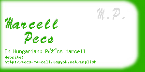 marcell pecs business card